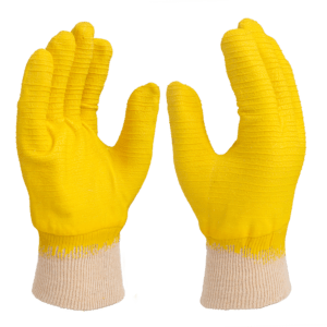 gi923 heavy duty latex crinkle coated gloves