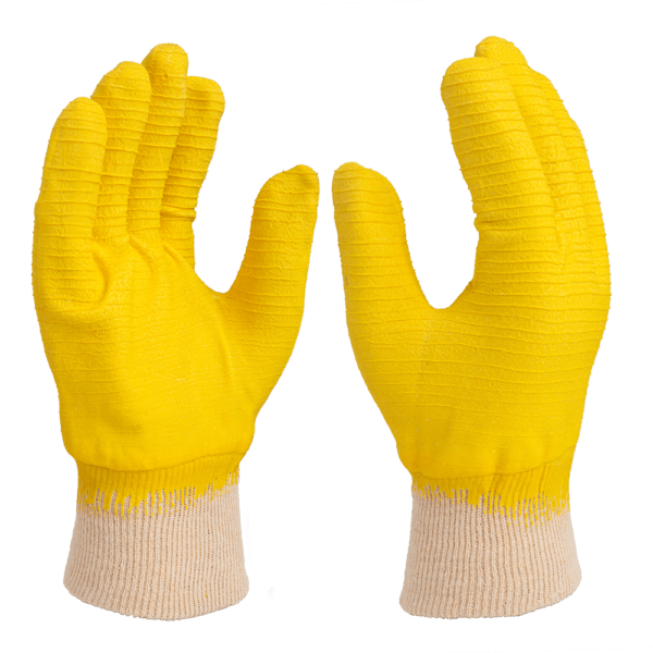 gi923 heavy duty latex crinkle coated gloves