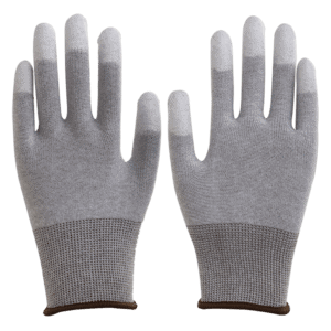 hpuft001 carbon fiber finger tips pu coated gloves
