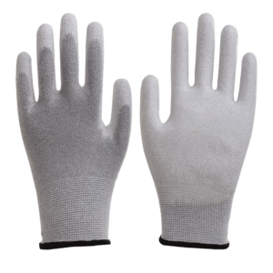 puc002 carben fiber pu coated gloves