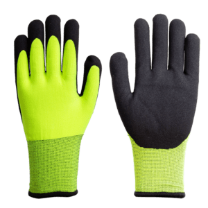 hlas636 winter latex sandy coated gloves
