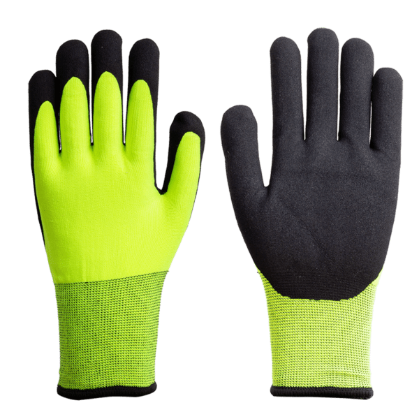 hlas636 winter latex sandy coated gloves